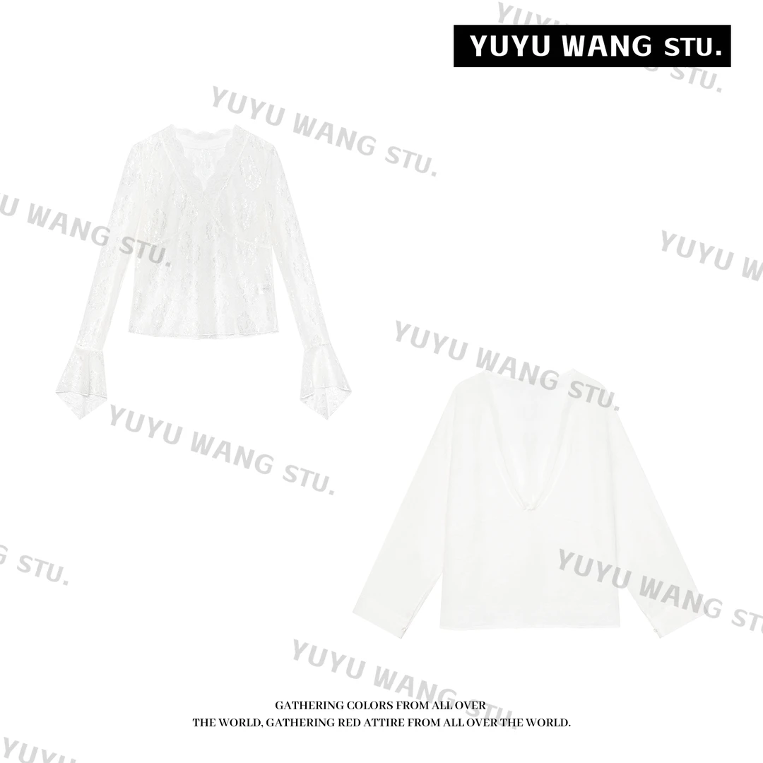 YUYU WANG【梦泽】 白色两件套 RBC2FC015