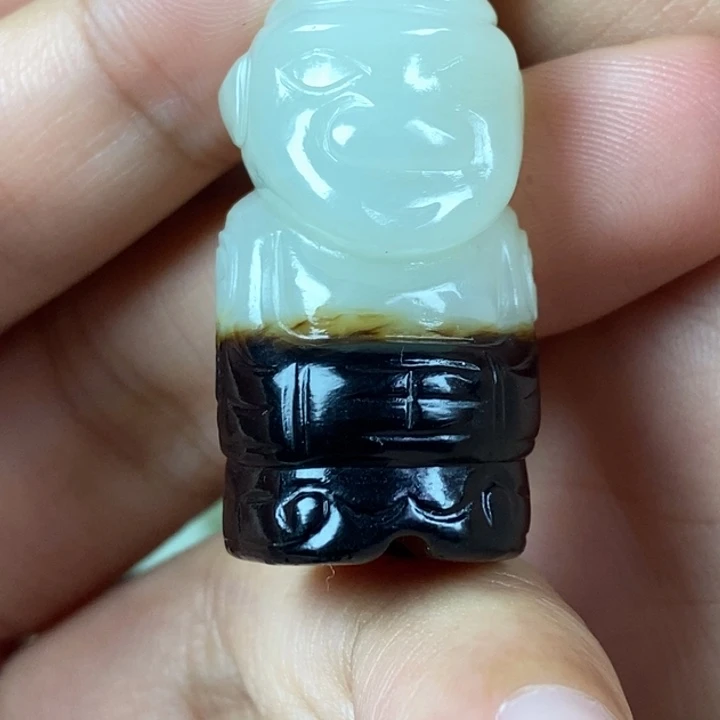 未镶嵌和田玉挂件德*堂