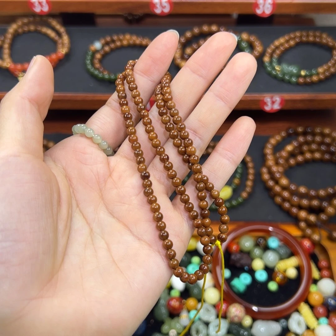 库克手串精品库克108颗素珠0.4
