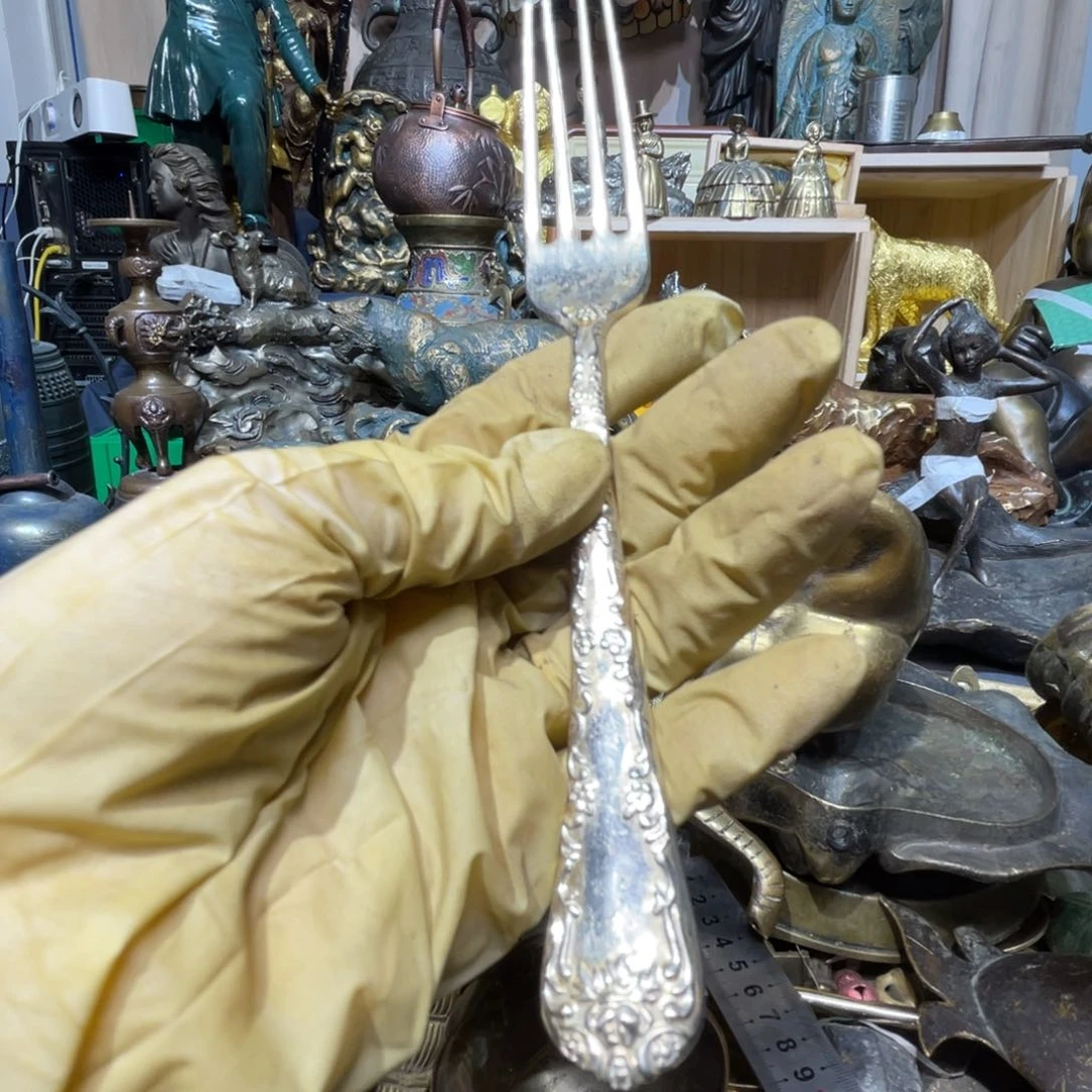 茶盏大阪回流铜器摆件15