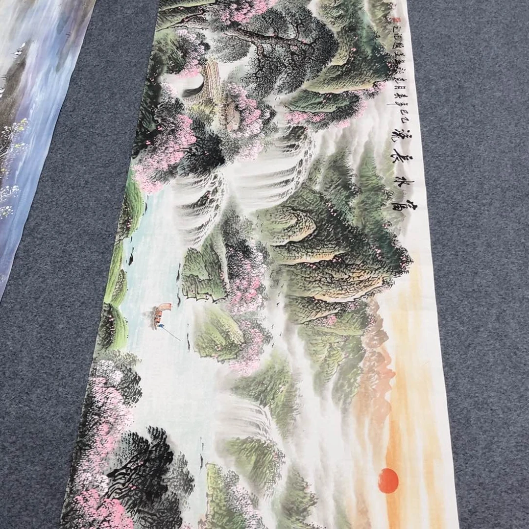 国画宣纸手绘，手工作品