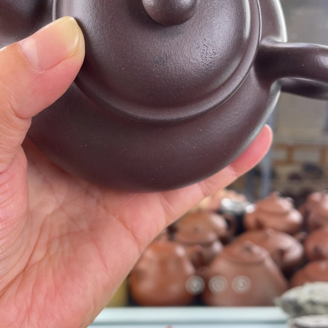 茶壶紫砂大水潭底槽清手磨料容天瑕疵福利260cc