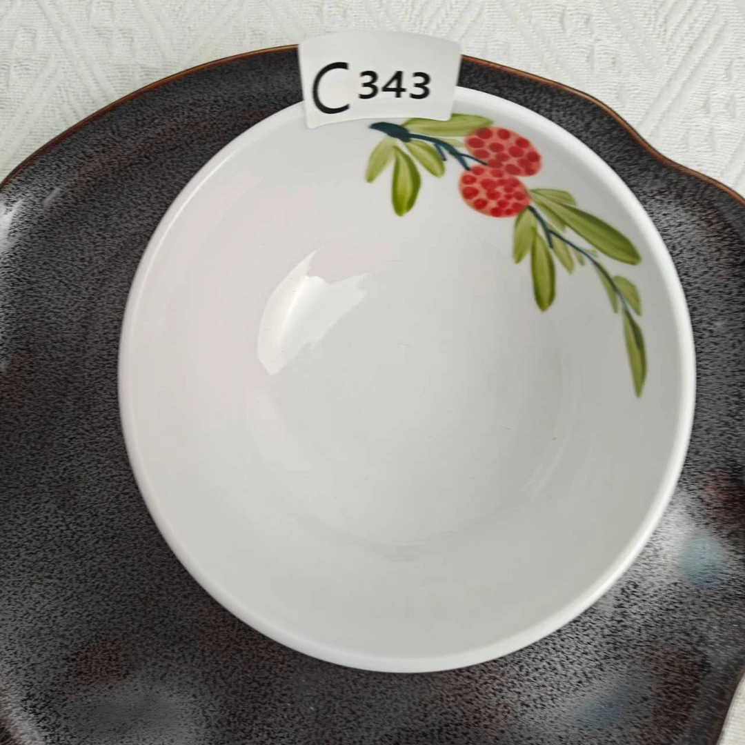 景德镇手绘釉中彩（食品级）陶瓷小罗汉碗瓷碗小碗餐具家用343