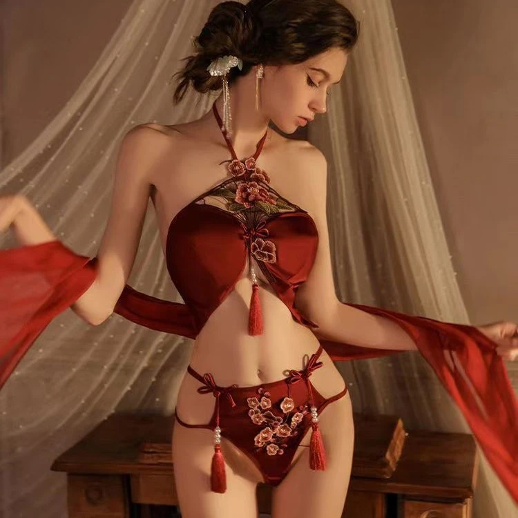 qq睡衣夏季迷人修身私房超薄qqny女人味性感通勤通勤
