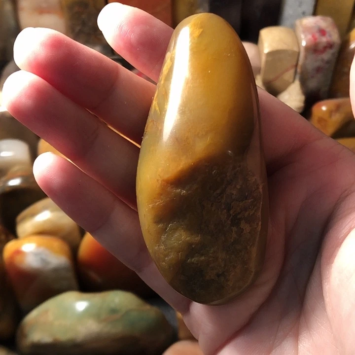 清***人昌化石印石昌化巧石手玩料