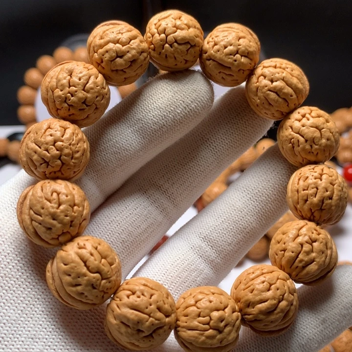 桃核手串盘锦肌肉纹桃核手串