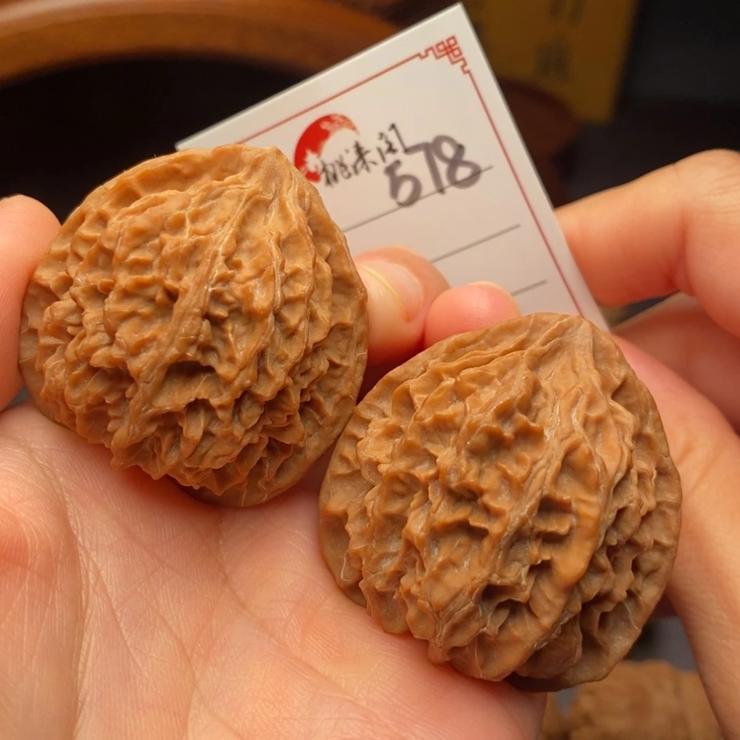 把件文玩核桃578号41三角苹果