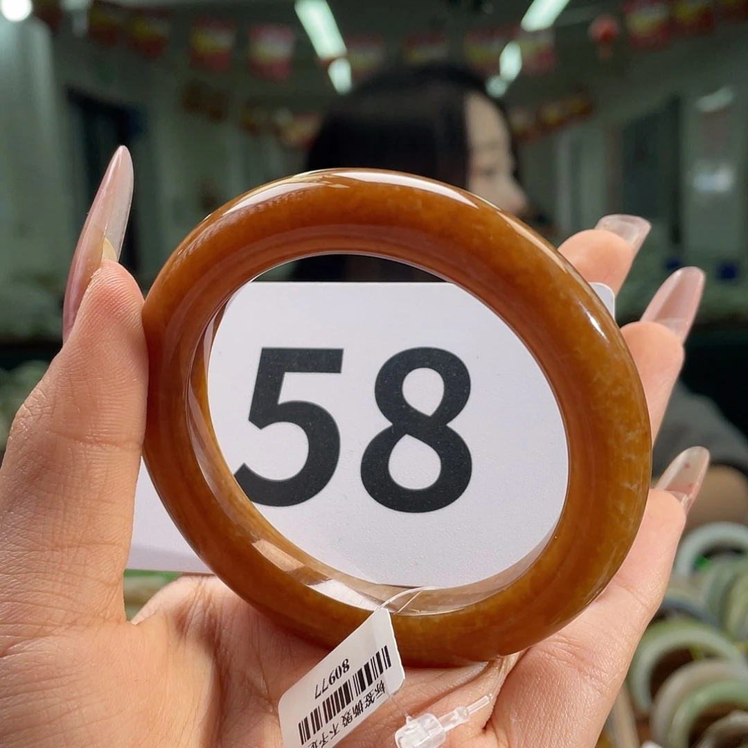 和田玉手镯未镶嵌椰**韵