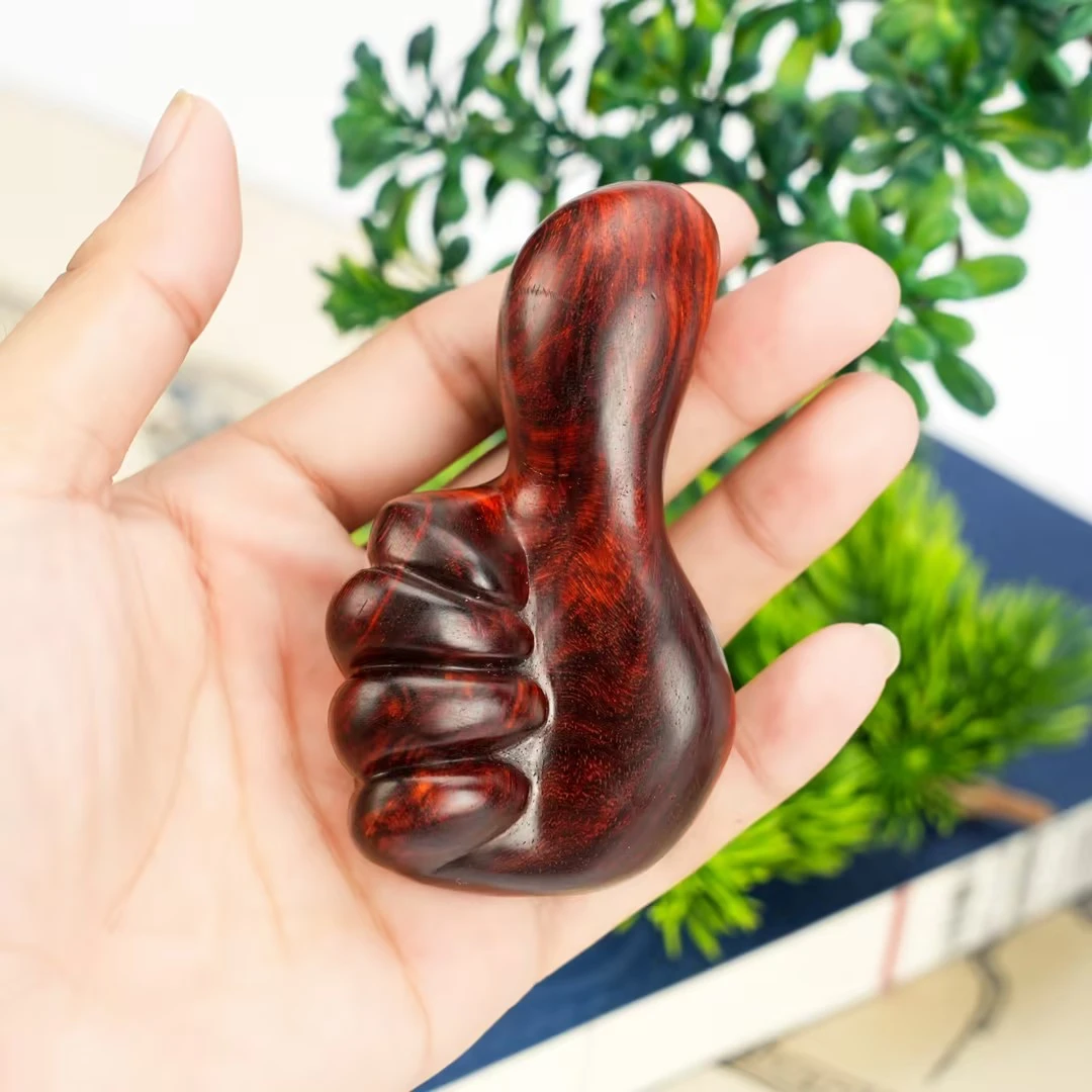 【檀锦阁】为你点赞手把件-小叶紫檀（檀香紫檀）产地：印度-A250405-4