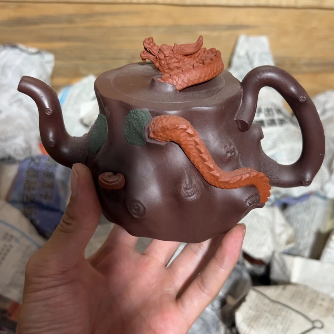 茶壶紫砂老厂紫砂壶一件！