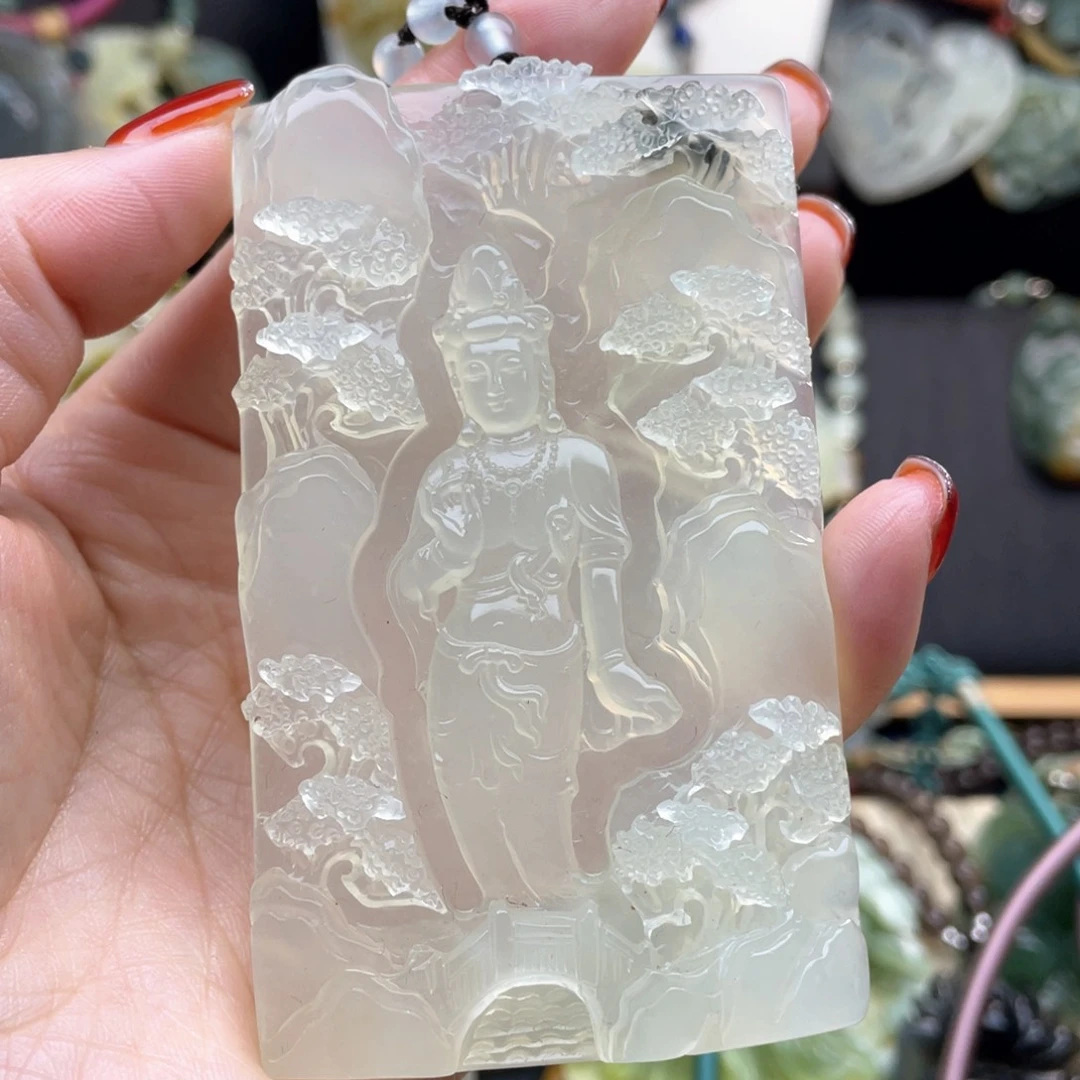 蛇纹石玉颈饰未镶嵌