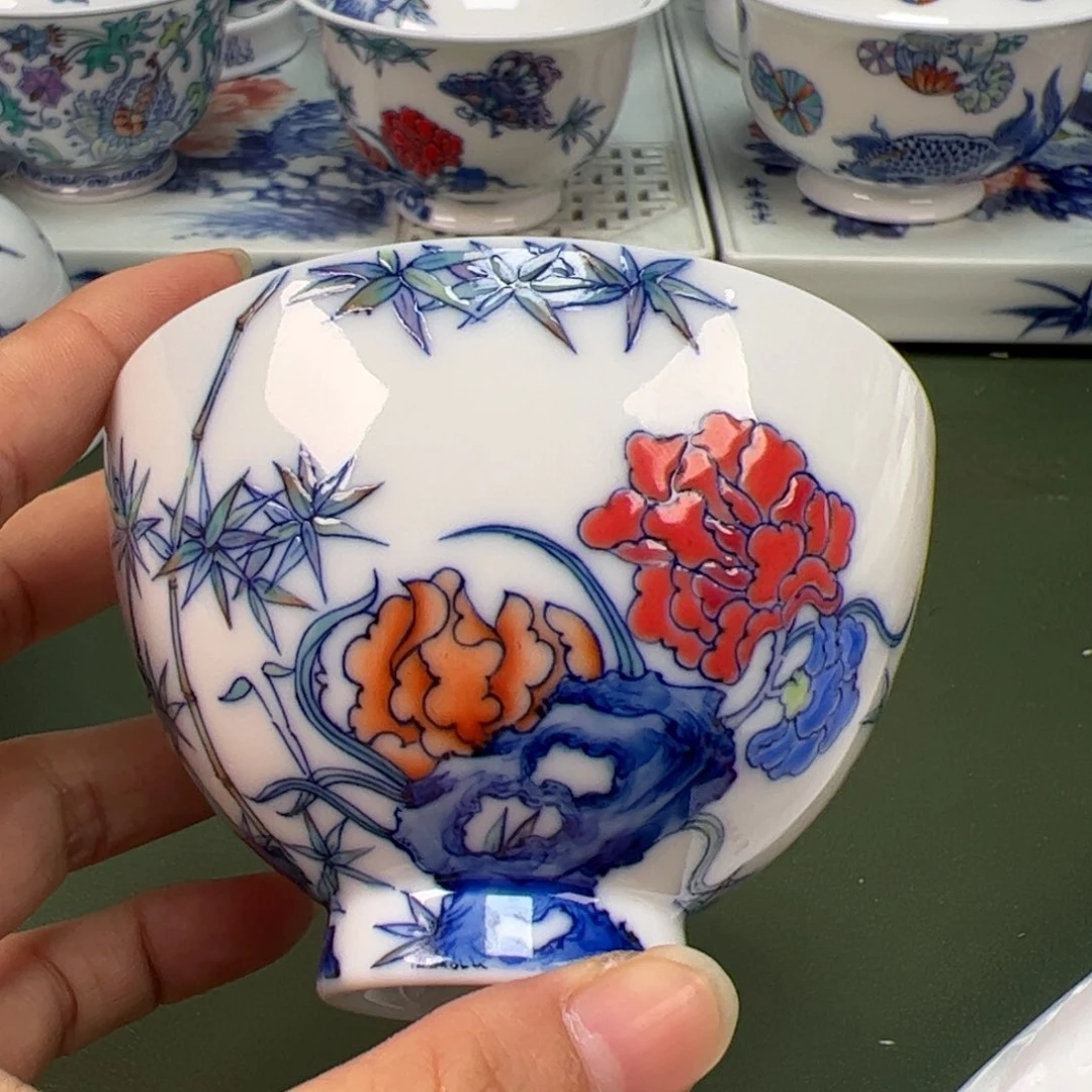 杯景德镇纯手绘茶具276