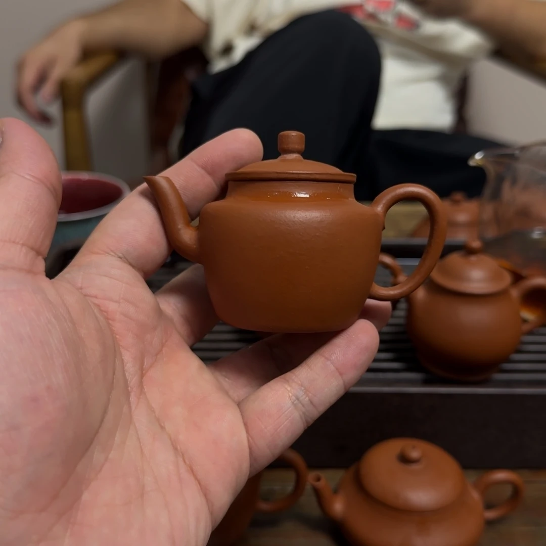 麥***記茶壶紫砂宫灯壶一把