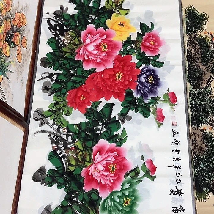 小周画廊的直播间