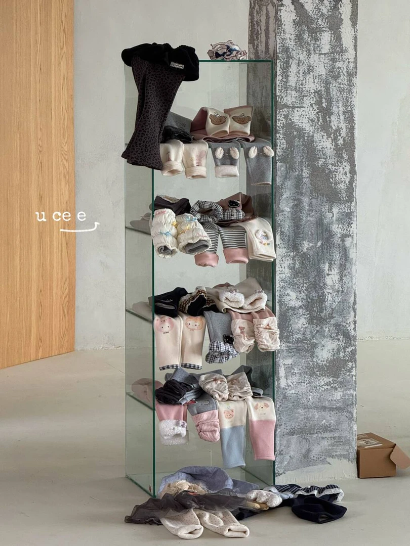 釉兮~25秋冬女童一体绒休闲裤打底裤合集