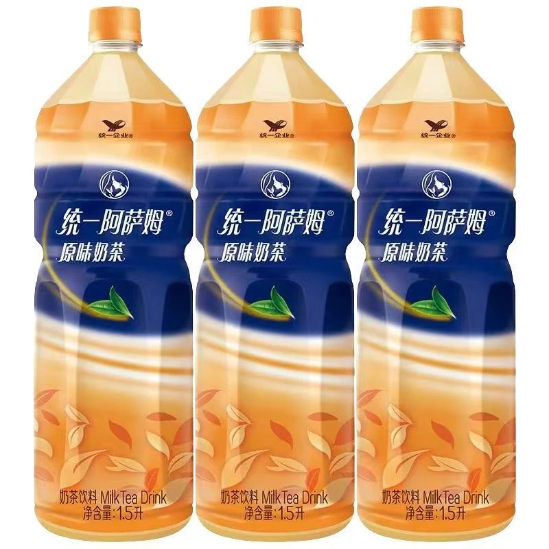 【1.5L大瓶装】统一阿萨姆原味奶茶大瓶茶饮料酒席家庭奶茶大桶装