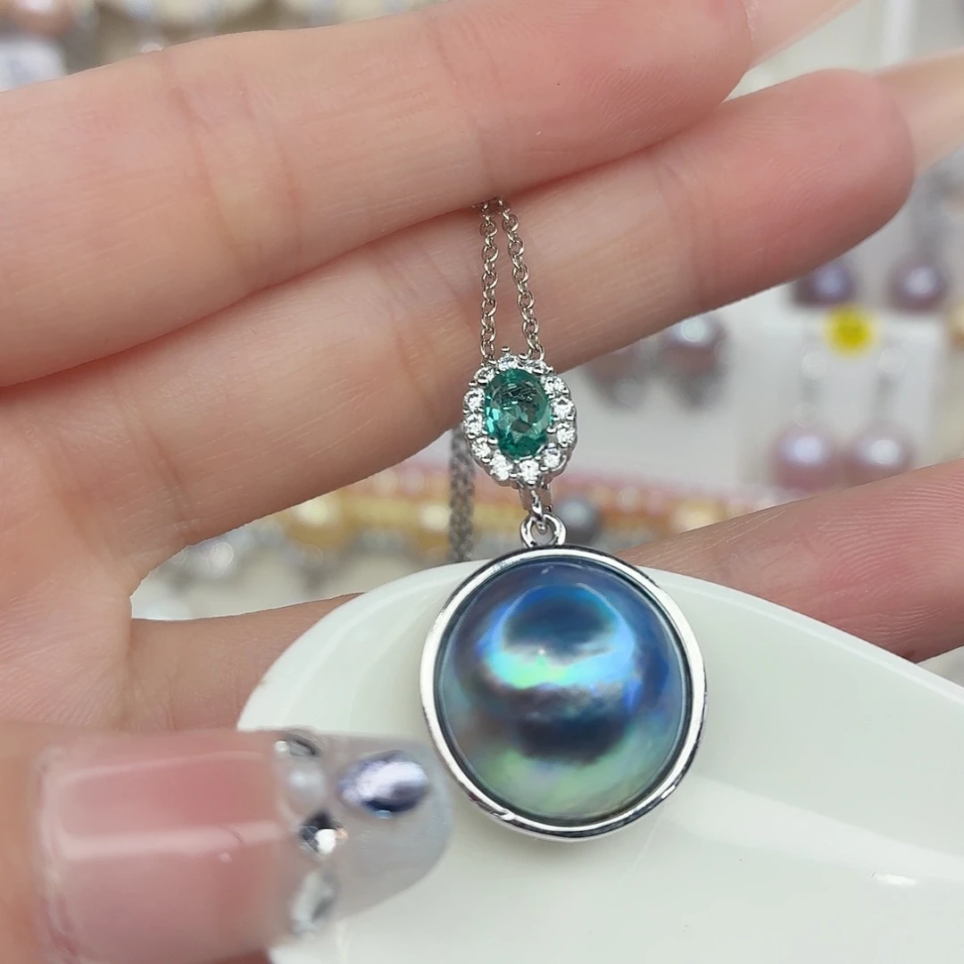 合金淡水珍珠颈饰