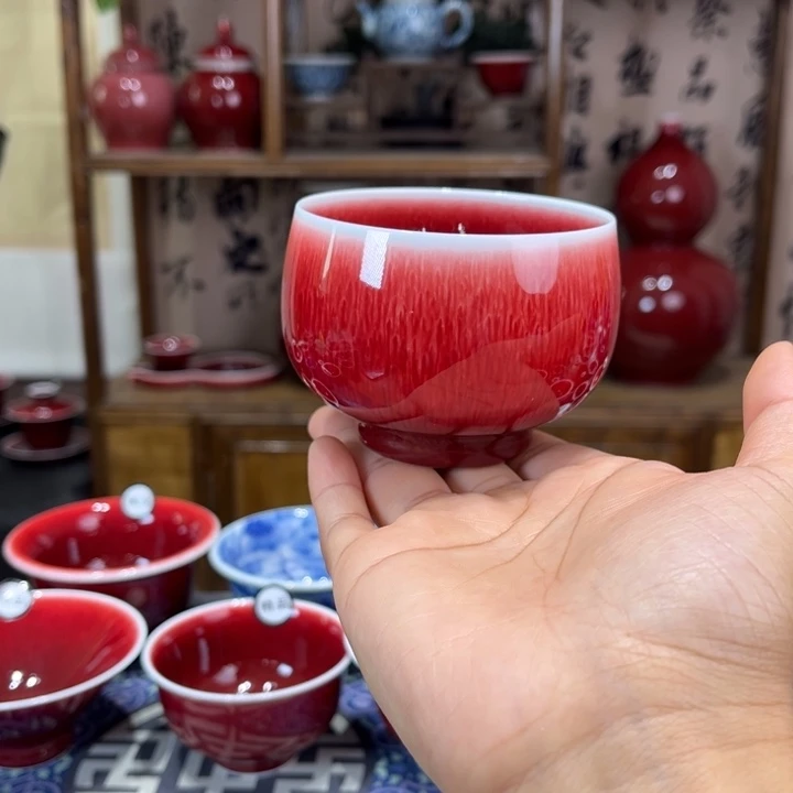 景德镇陶瓷浅行大罗汉杯