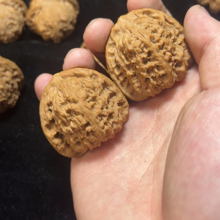 呆***鱼文玩核桃南疆石41