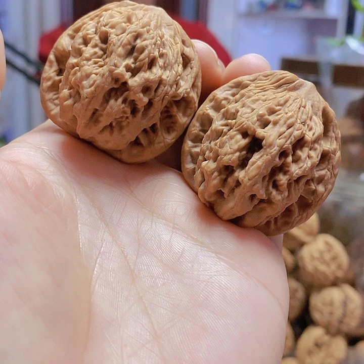 【闪购商品】文玩核桃把件39虎头