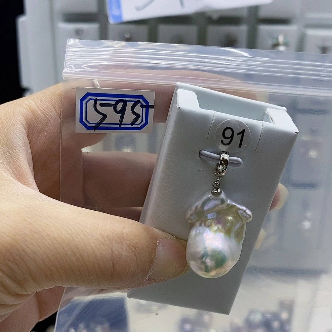 颈饰合金淡水珍珠