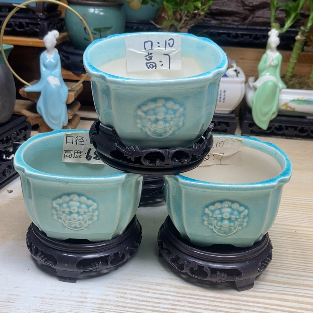 瓷片陶瓷花盆陶瓷艺术