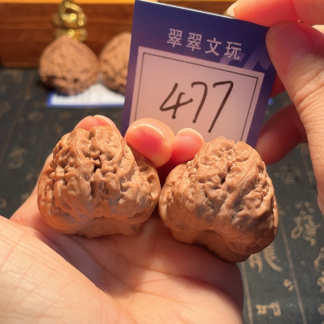 桃核把件477号蛙蛙3.8尺肚子4.1