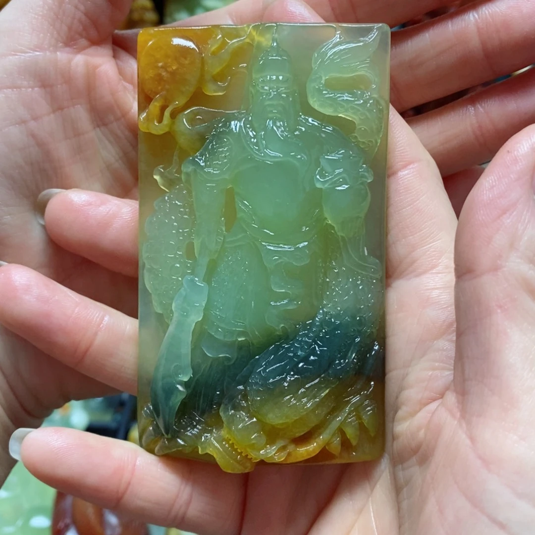 岫玉吊坠(不含链)未镶嵌快**福