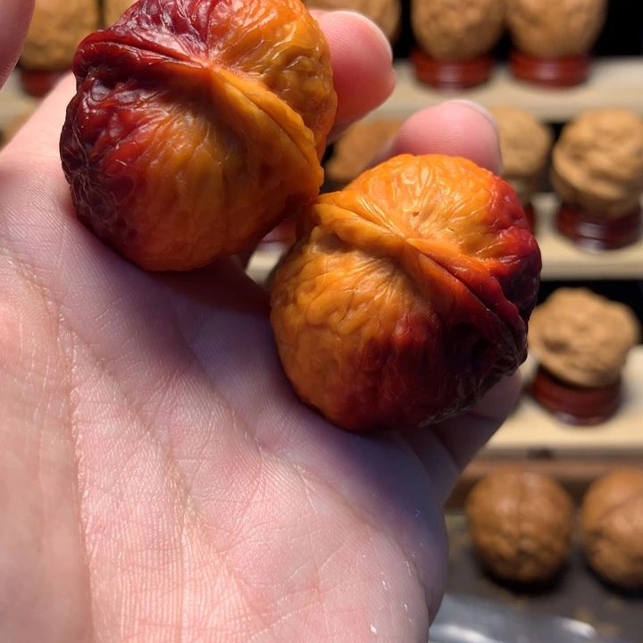 ****幸把件文玩核桃38至尊元宝