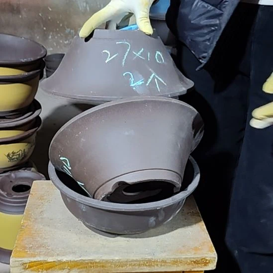 宜兴紫砂花盆清清楚了吗，