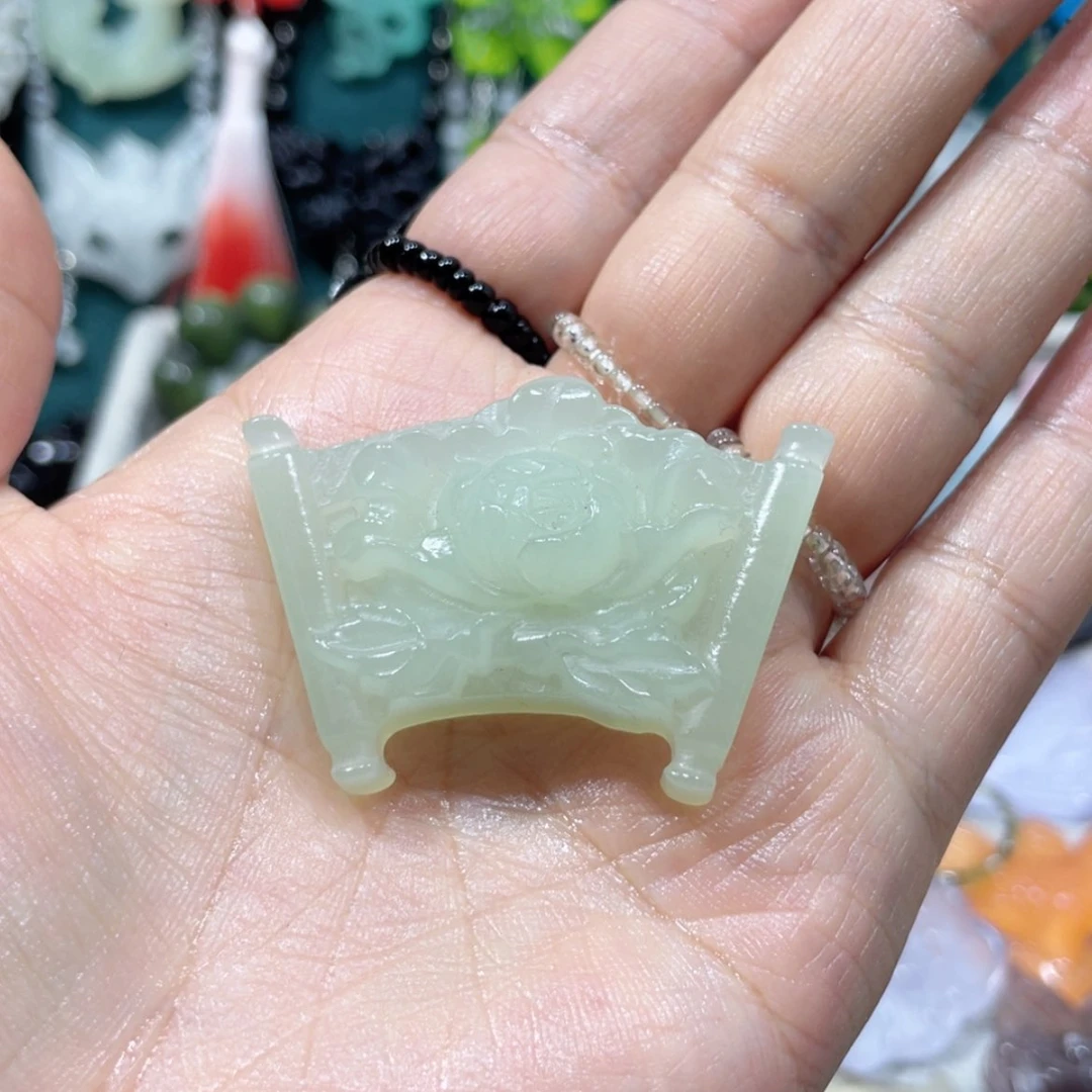 【闪购商品】未镶嵌岫玉颈饰72吊坠