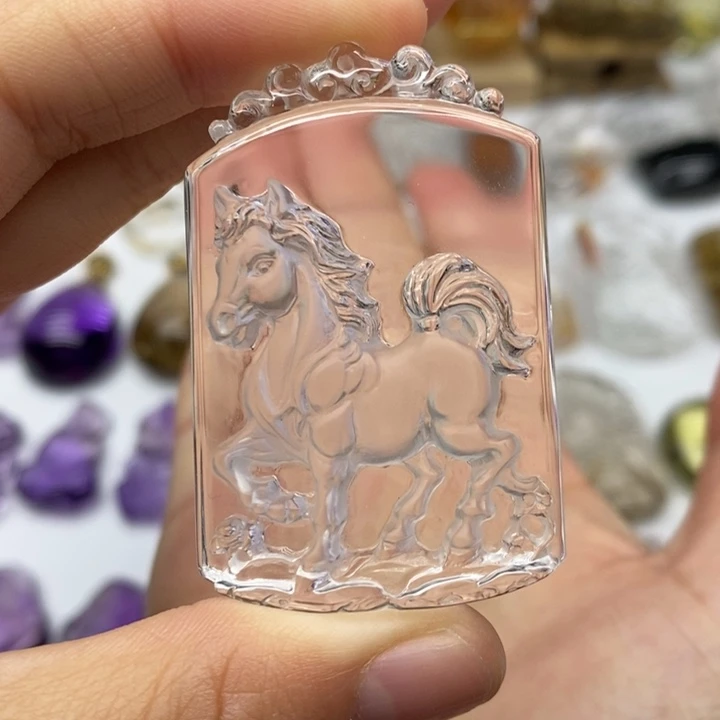 水晶颈饰未镶嵌定制