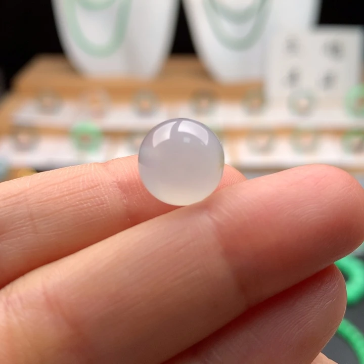 翡翠未镶嵌手链天然缅甸A货翡翠 卡11.3mm