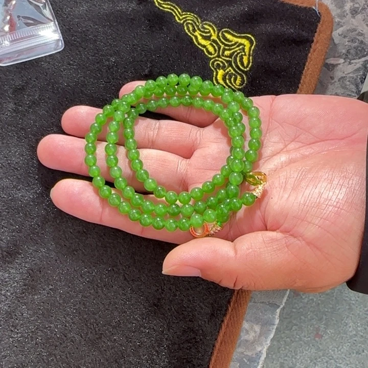 和田玉未镶嵌颈饰俄碧纯净版高端卡6