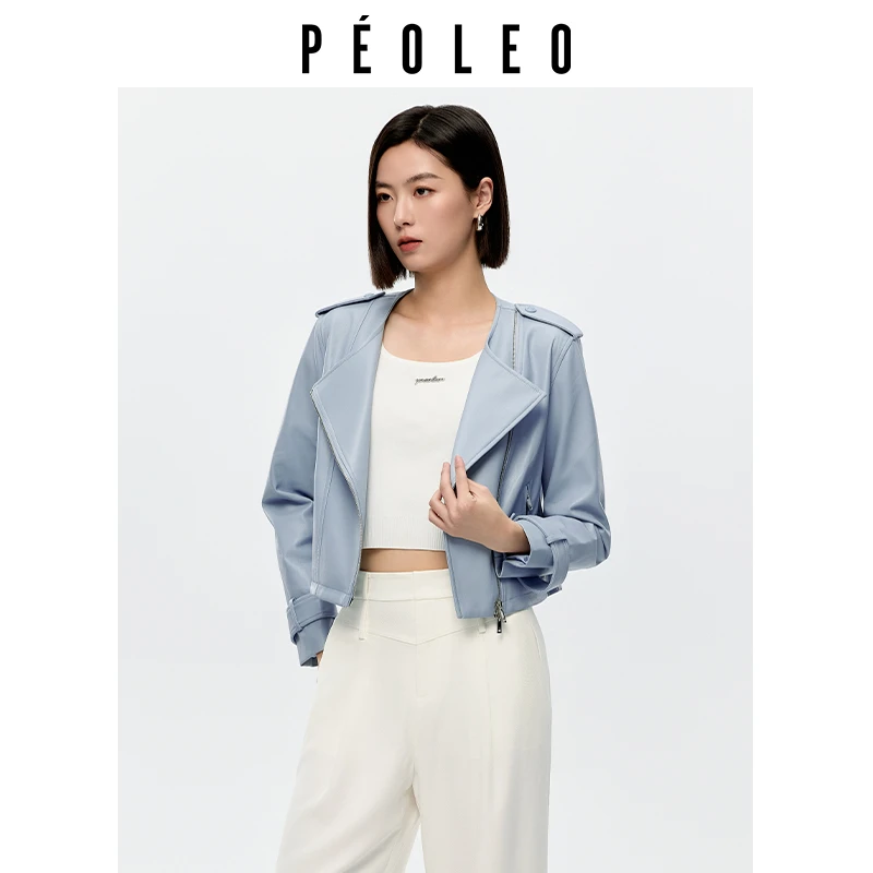 PK1202057PU革夹克