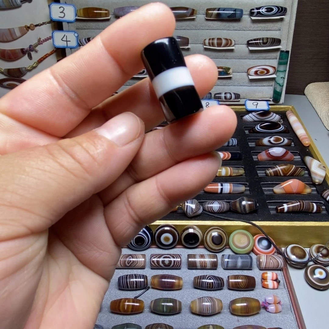 玛瑙/玉髓合金珠宝半成品