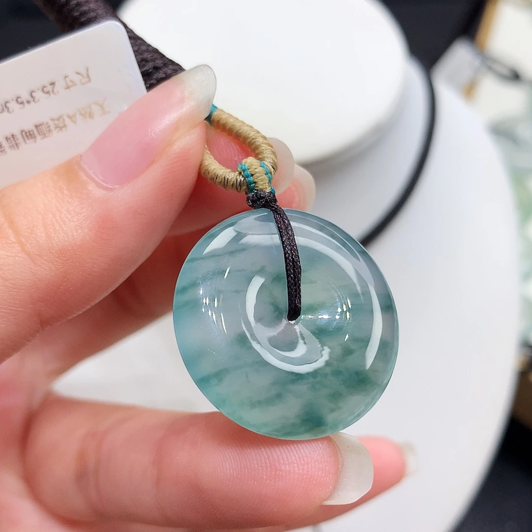 翡翠未镶嵌胸饰翡翠118，25.3/5.3