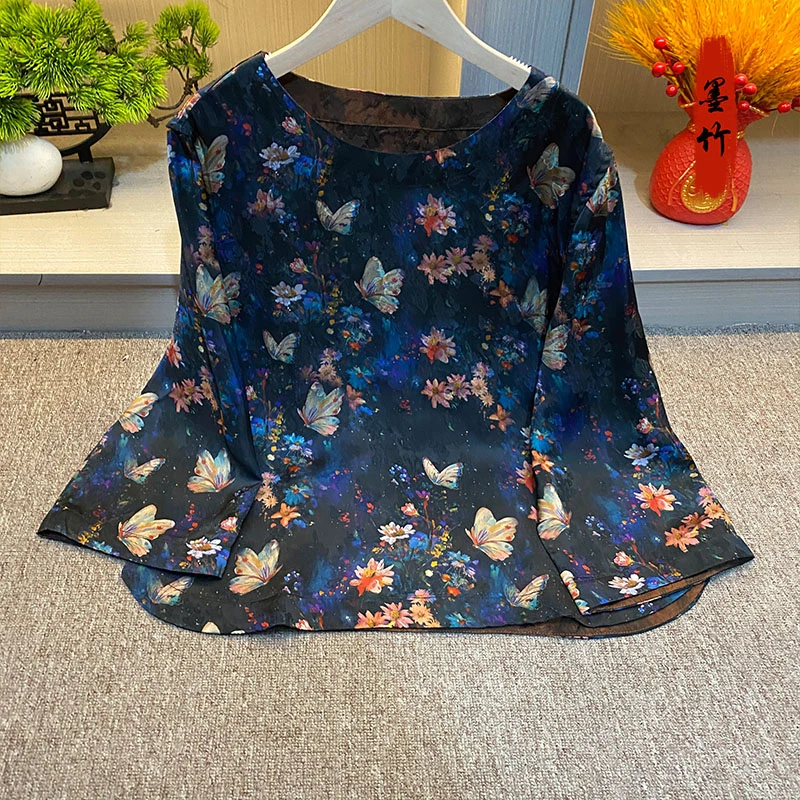 【71168】新中式中国风国潮时尚气质女装高级感双面双穿上衣