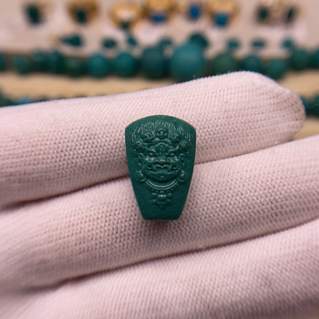 未镶嵌绿松石三通12.9mm铁*363