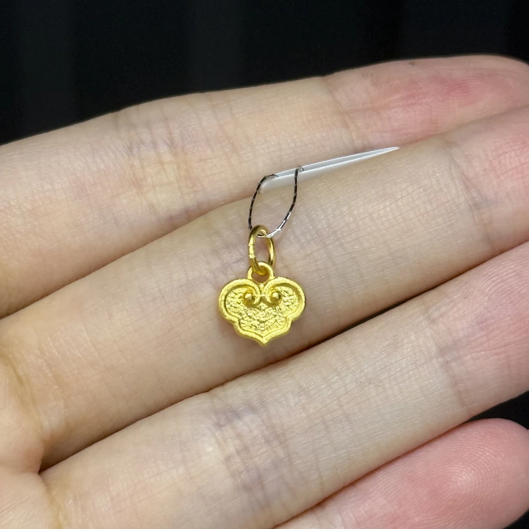 祥云滴溜吊坠 足金999