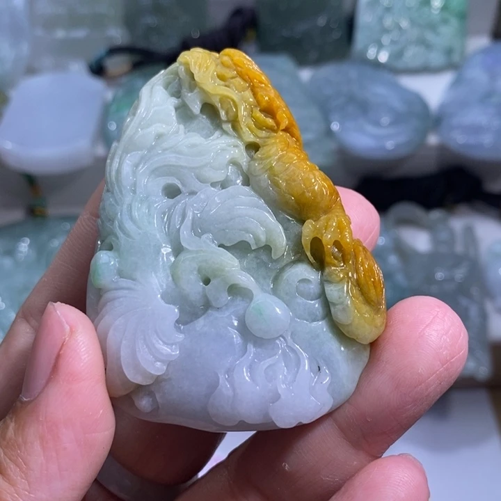 【闪购商品】颈饰未镶嵌翡翠龙凤