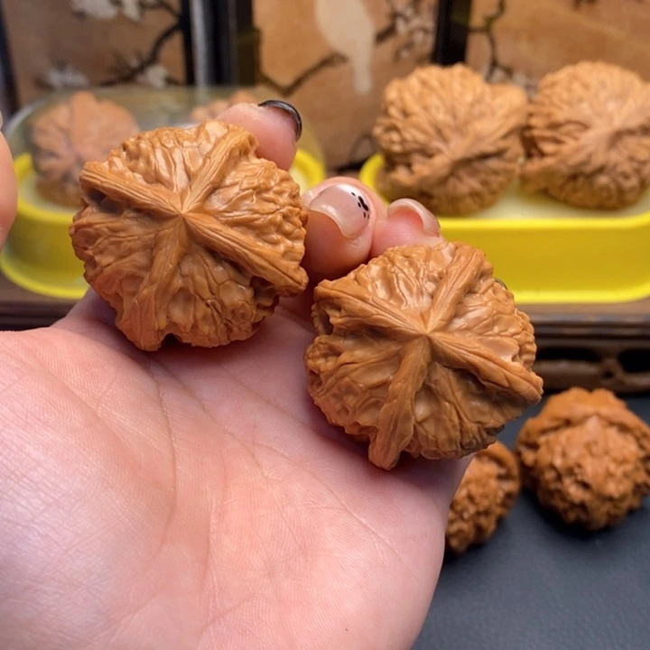 把件文玩核桃609金锭元宝四棱41.40