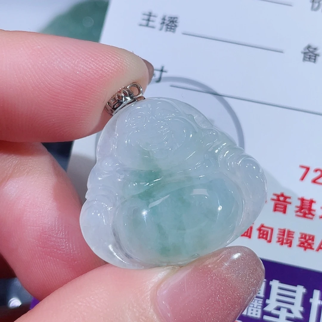 颈饰未镶嵌翡翠佛公