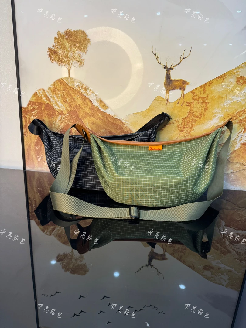 夏季新款时尚休闲百搭格子简约单肩肩包斜跨高品质女士便携7509