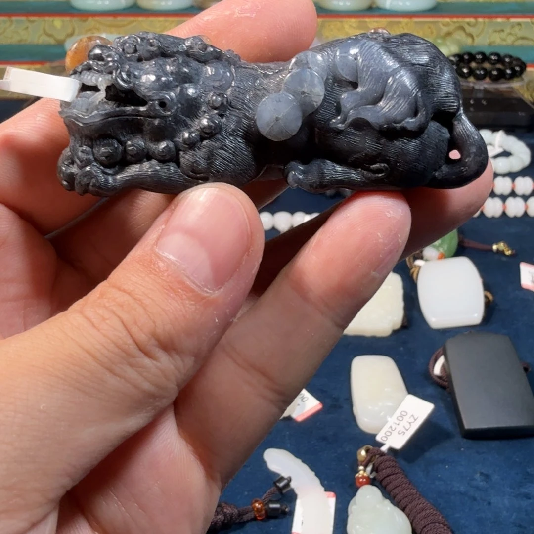 和田玉未镶嵌吊坠(不含链)河南