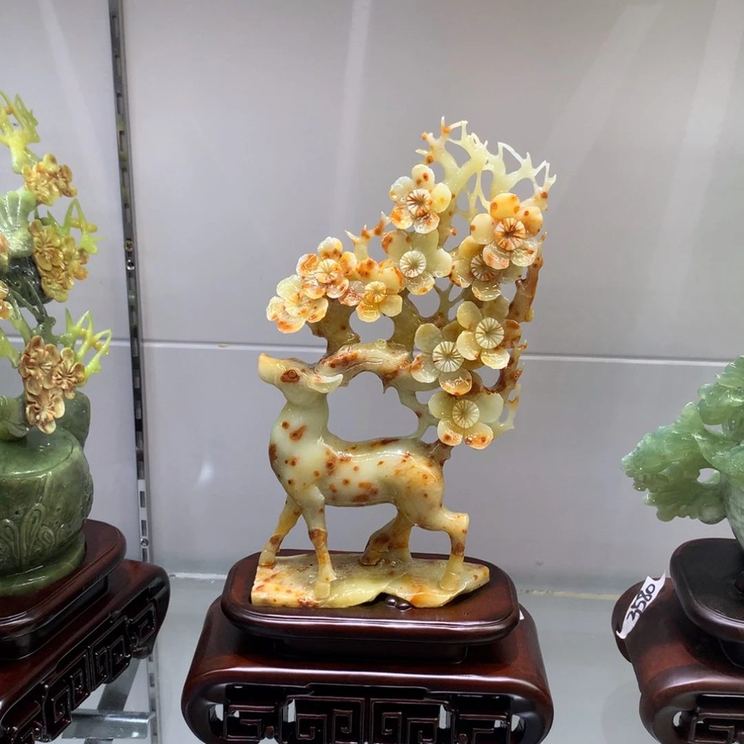 玉家居摆件手工雕刻