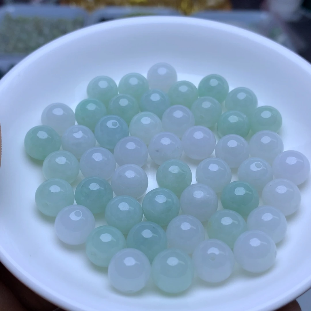 【闪购商品】未镶嵌手链翡翠卡9.5绿白2个
