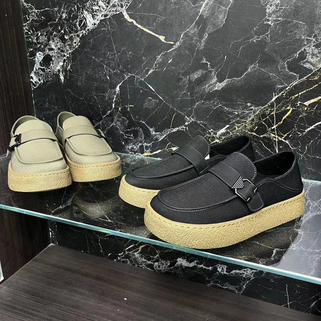 高档勃肯鞋2025夏季新款厚底轻便舒适百搭复古一脚蹬英伦风男潮鞋