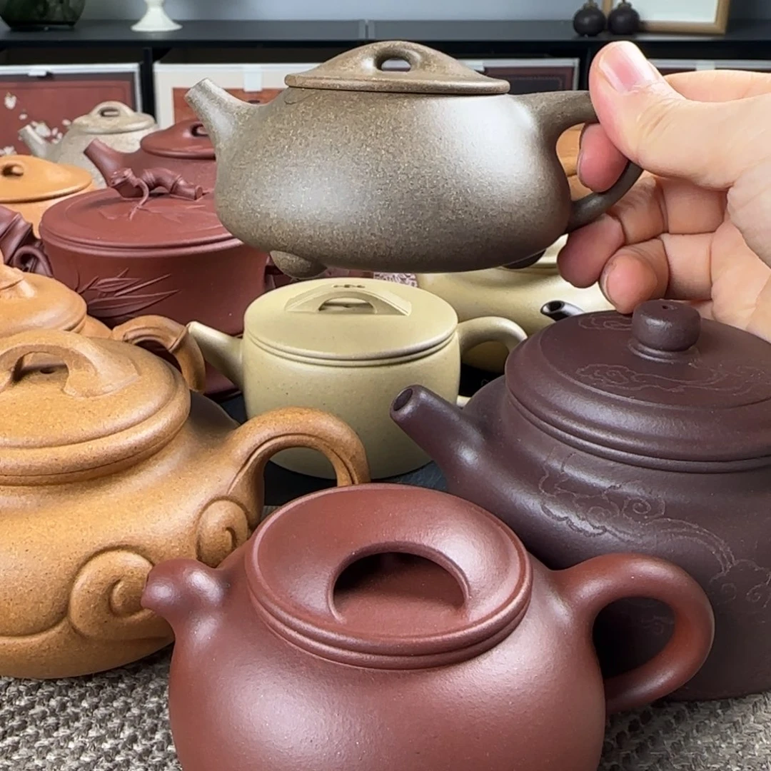 踏***实茶壶紫砂微瑕景舟