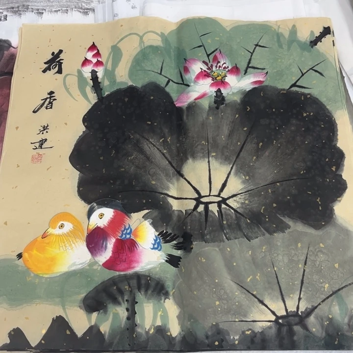 国画绘画手绘作品